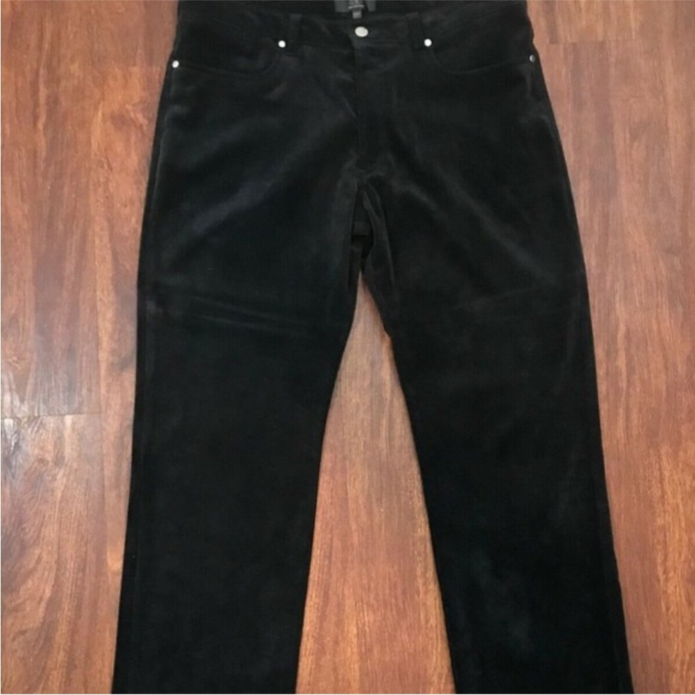 5/48 men’s black corduroy pants from saks fifth avenue